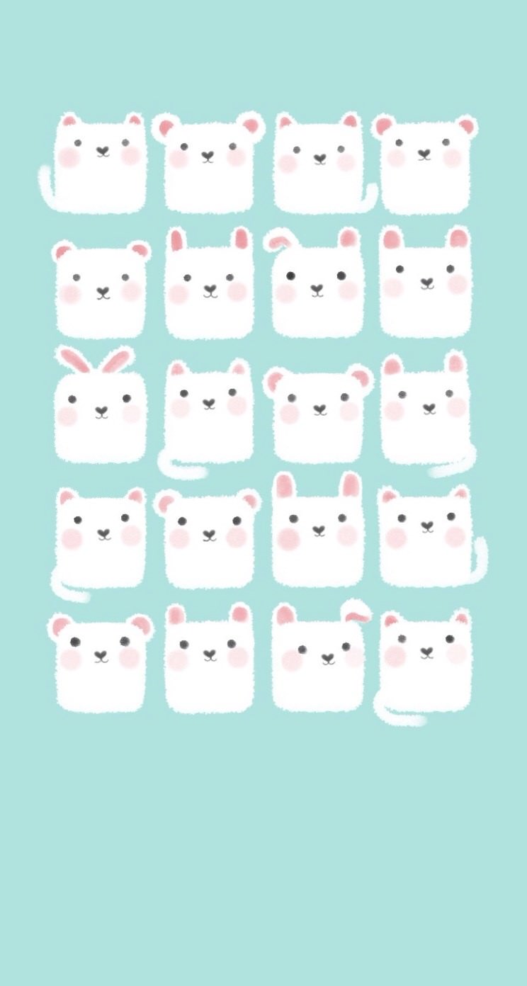 かわいい動物キャラクター Iphone5s壁紙 待受画像ギャラリー