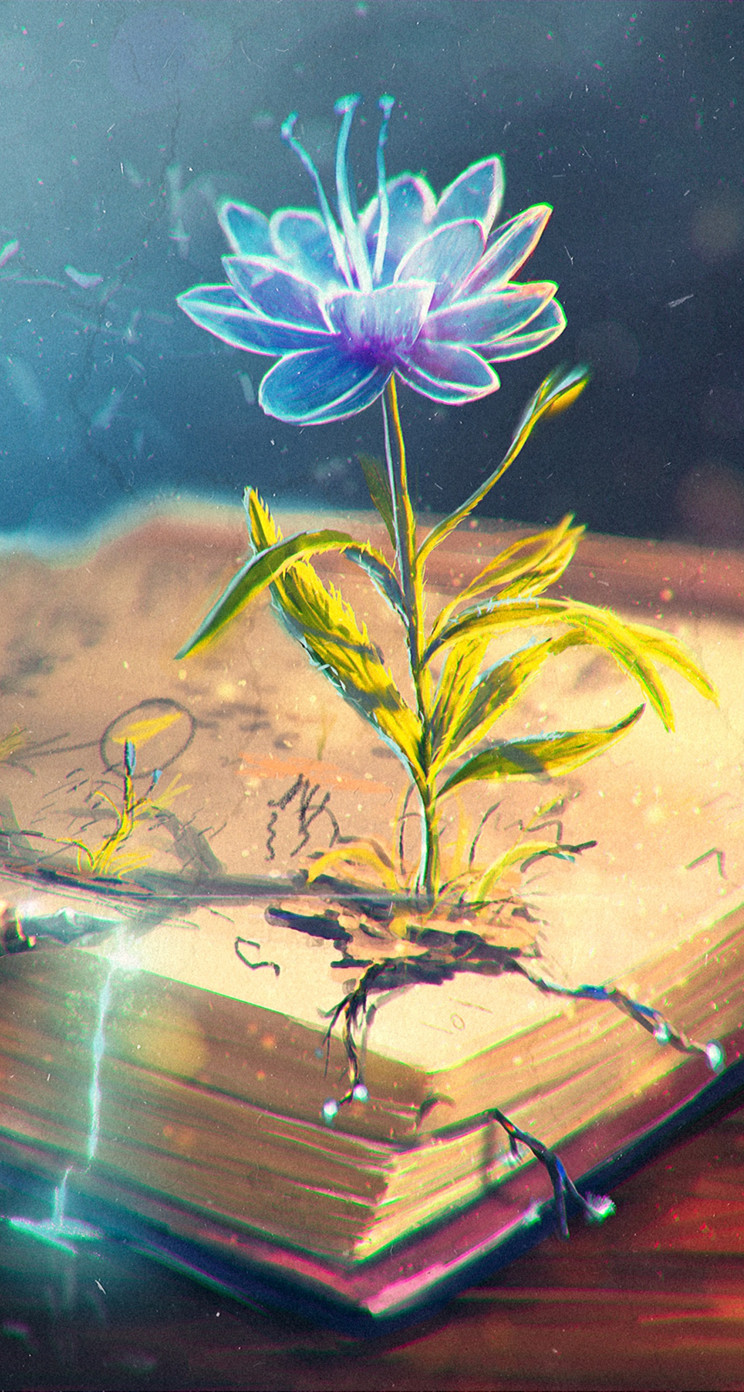 アートな花のイラスト Iphone5s壁紙 待受画像ギャラリー