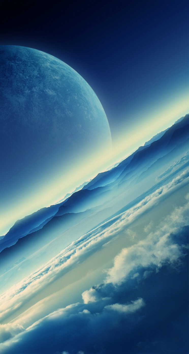 空と宇宙の間の景色 Iphone5s壁紙 待受画像ギャラリー
