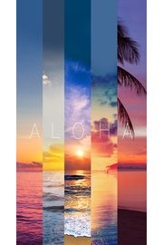 【170位】ALOHA | 夏の綺麗なiPhone壁紙