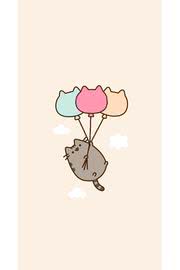 Pusheen (風船 Ver）| かわいいネコのキャラクター