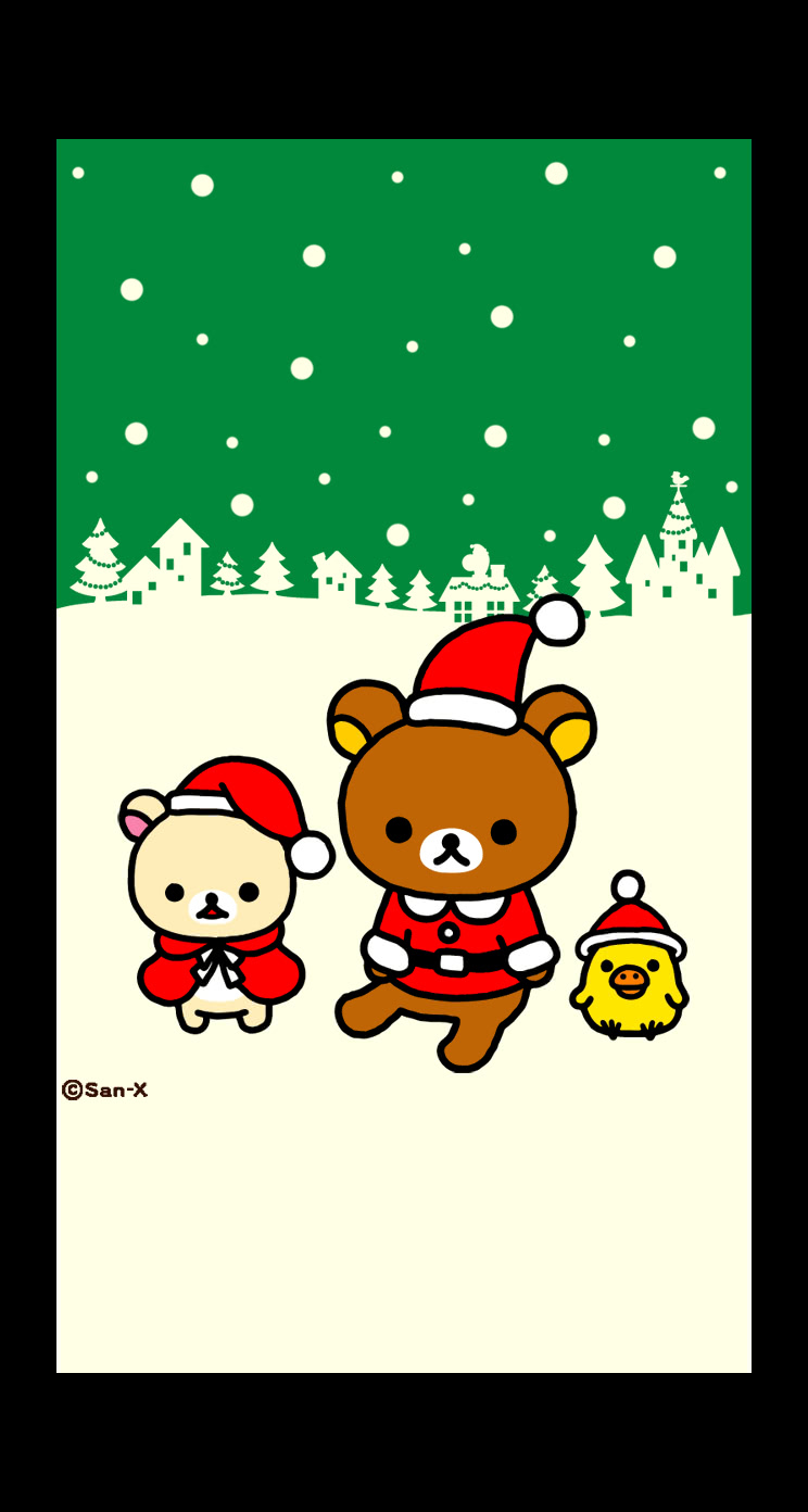 リラックマ クリスマス Iphone5s壁紙 待受画像ギャラリー