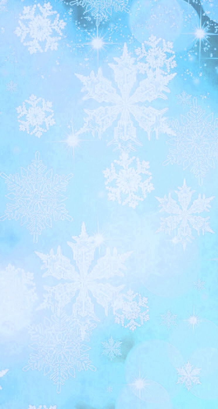 雪の結晶 水色 Iphone5s壁紙 待受画像ギャラリー