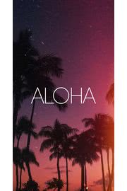 ALOHA  - ハワイアンiPhone壁紙