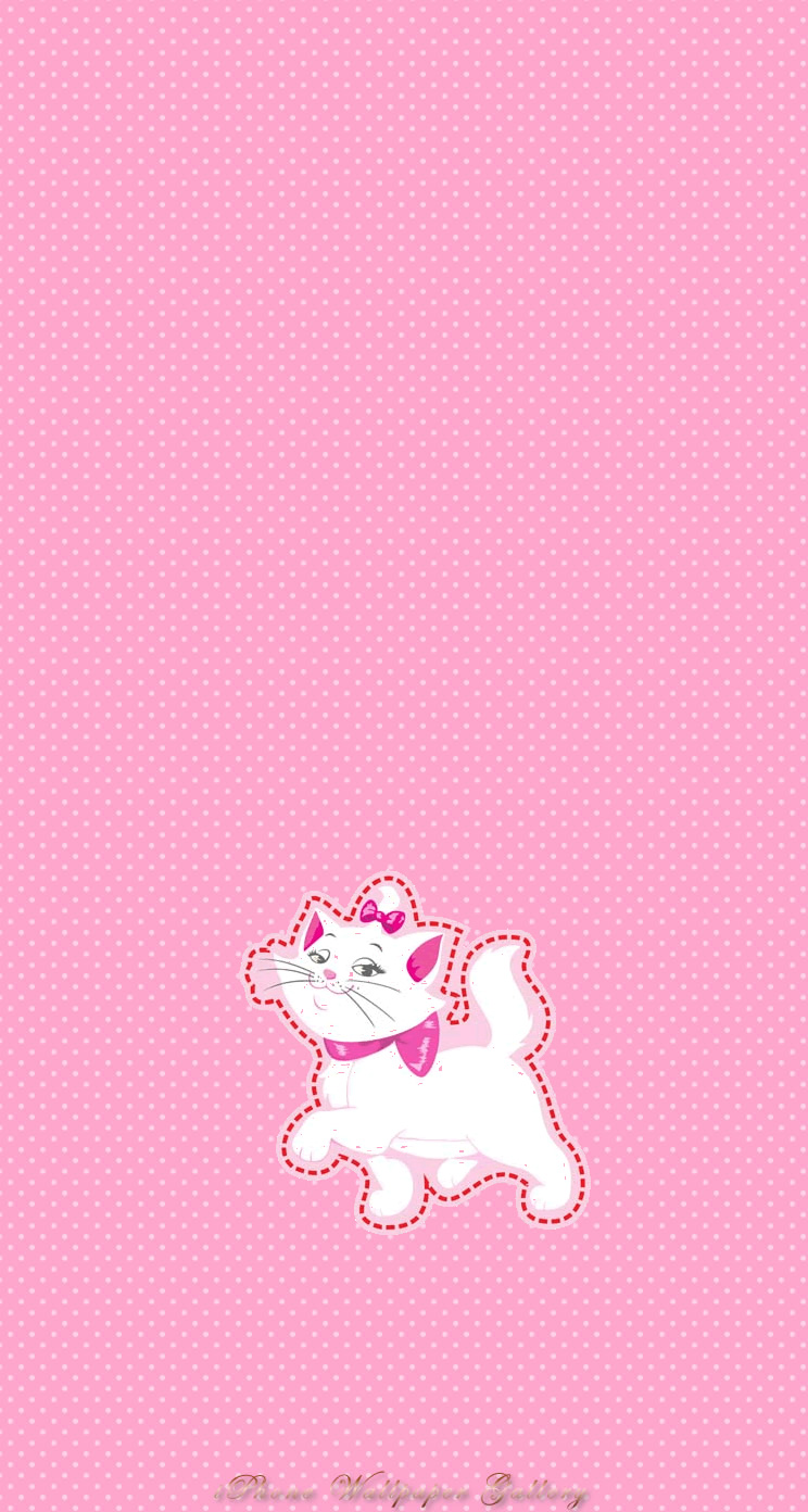 Iphone5 壁紙館 アート作品 ピンクの猫 3 Free Iphone Wallpaper Gallery Arttistic Designs Iphone5s壁紙 待受画像ギャラリー