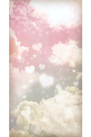 ハートの雲 | かわいいiPhone壁紙