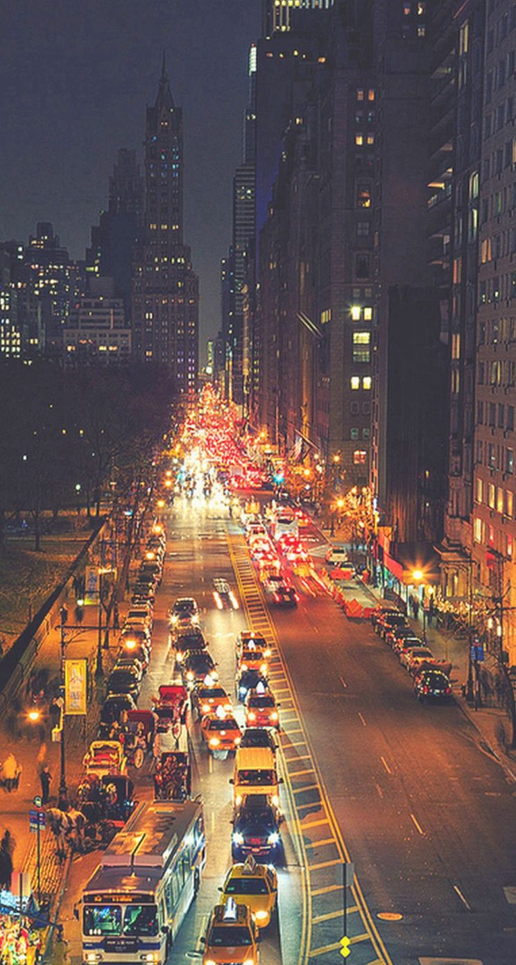 ニューヨークの夜景 Iphone5s壁紙 待受画像ギャラリー