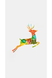 Colorful Reindeer | 動物のiPhone壁紙