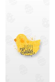 ヒヨコ - Happy Easter|イースター／イースター・エッグのiPhone壁紙