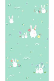 かわいいウサギのiPhone壁紙