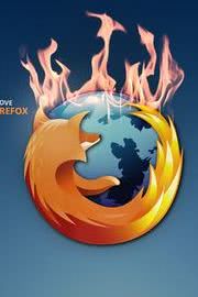 Firefox Logoの壁紙