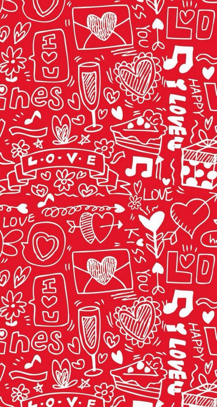真っ赤でかわいいガーリー壁紙 Iphone5s壁紙 待受画像ギャラリー