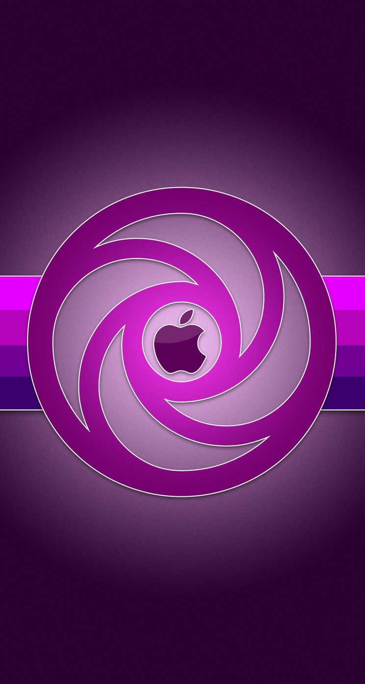 Apple丸紫 Iphone5s壁紙 Iphone5s壁紙 待受画像ギャラリー