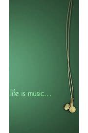 お洒落な壁紙「life is music」