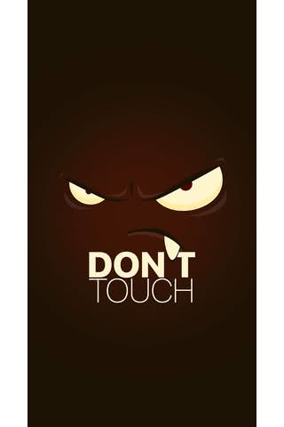 Don't touch | ロック画面用