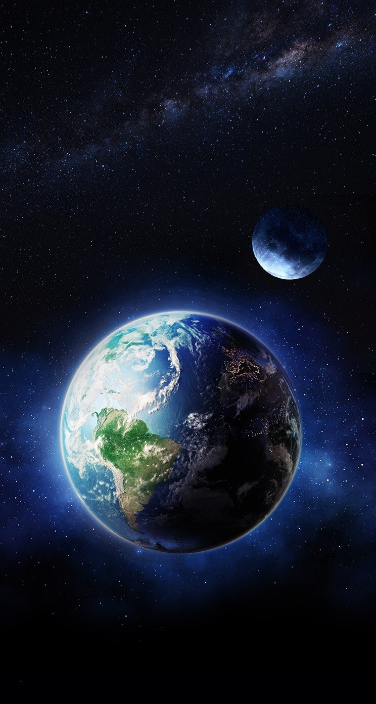 地球と月 Iphone5s壁紙 待受画像ギャラリー