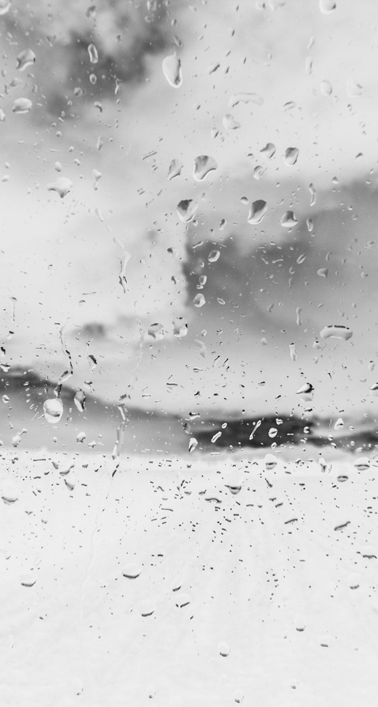 雨 モノクロの景色 Iphone5s壁紙 待受画像ギャラリー