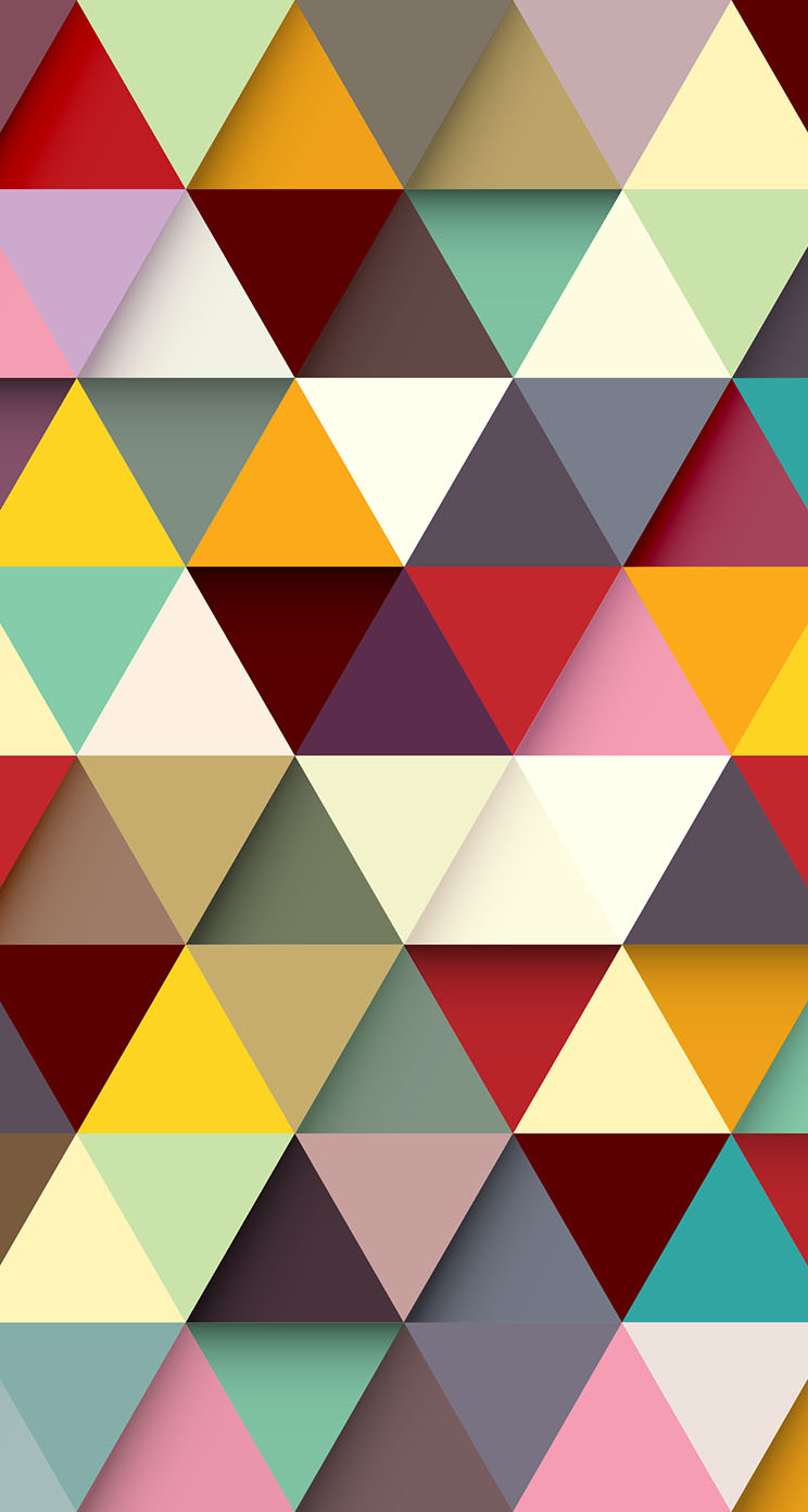 幾何学模様のカラフルスマホ壁紙 Iphone5s壁紙 待受画像ギャラリー