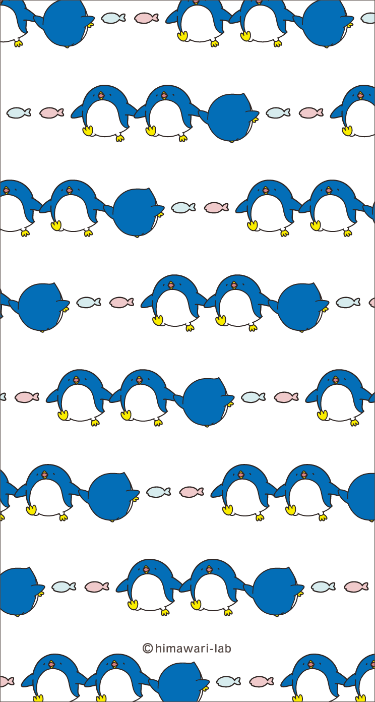 ペンギンパレード かわいい動物のiphone壁紙 Iphone5s壁紙 待受画像ギャラリー