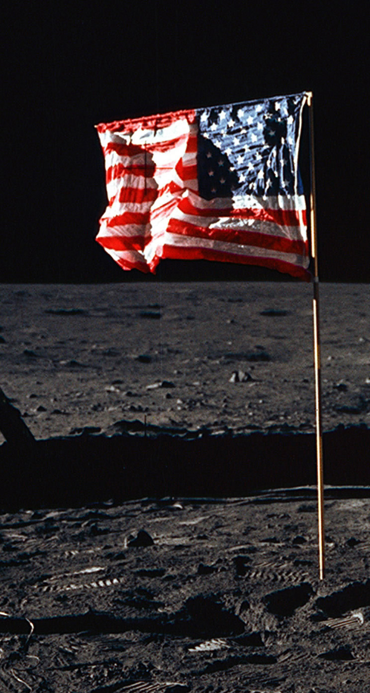 月面に立てられた星条旗 Iphone5s壁紙 待受画像ギャラリー