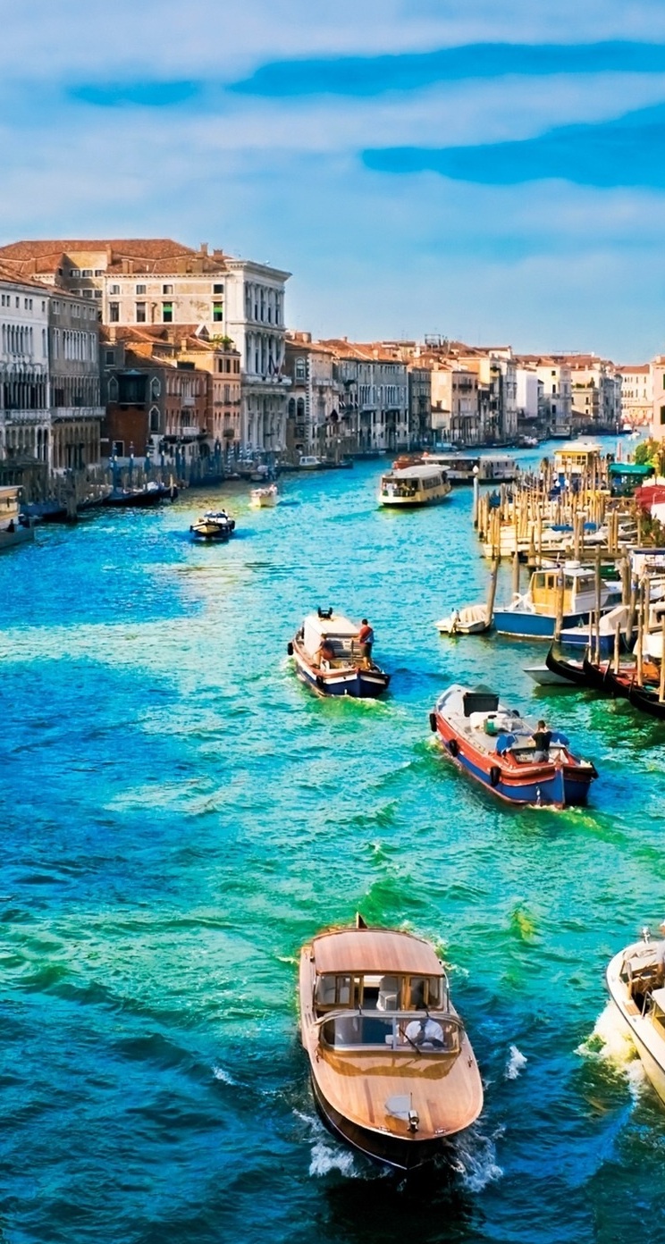【人気58位】ヴェネツィアのボートハウス  iPhone5s壁紙/待受画像ギャラリー