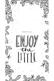 enjoy the little